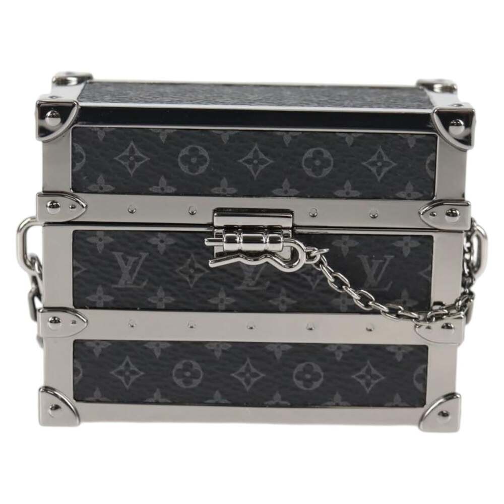 Louis Vuitton Trunk Box Earphone Metal Gray